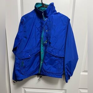Vintage L.L. Bean Women’s Blue/Green Windbreaker Jacket